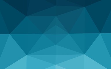 Light BLUE vector low poly layout. Brand new colorful illustration in with gradient. Brand new design for your business.
