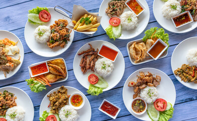 Thai Food Mixed Selections