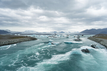 Iceland glacier lagune