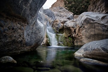A small waterfalls in Oman