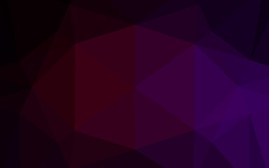 Dark Purple vector shining hexagonal background. A vague abstract illustration with gradient. A completely new design for your business.
