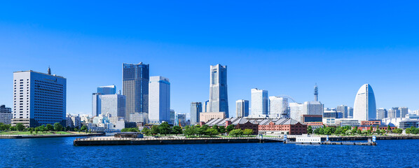 Naklejka premium 横浜ベイエリア ワイド