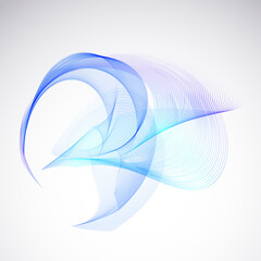 Abstract background from lines for banner.