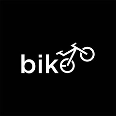 Bicycle logo, bicycle logo design vector illustration, bicycle logo design template vector stock illustration