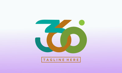 Angle 360 degrees view sign icon ,360 vector logo design template idea and inspiration.