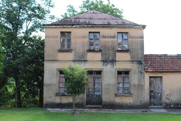 a simple house in the rural area 
