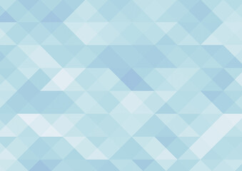 ランダム配色の三角形背景　水色