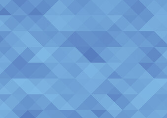 ランダム配色の三角形背景　青
