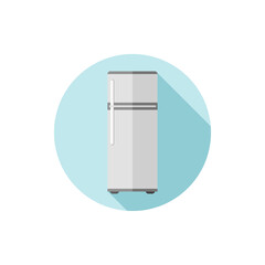 Vector flat design icon Fridge