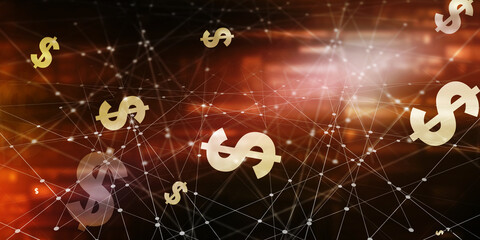 2d rendering usd Dollar symbol 