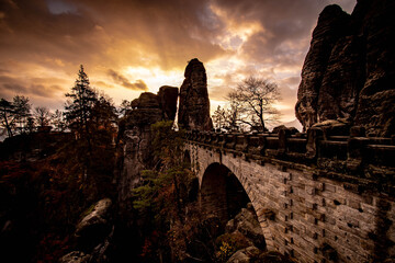 Sonnenaufgang an der Bastei IV