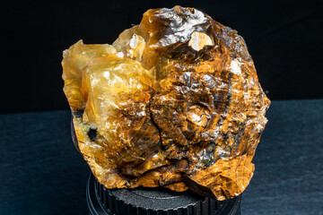 Cross section of yellow ore