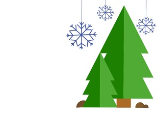 Fototapeta premium abstract christmas tree