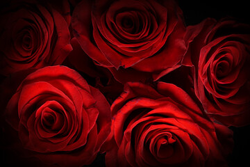 Organic roses showing scars an natural errors from growing without pesticides and human manipulation