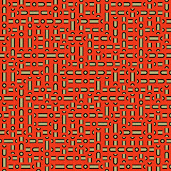 Abstract Geometric Pattern generative computational art illustration