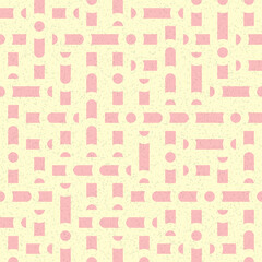 Abstract Geometric Pattern generative computational art illustration