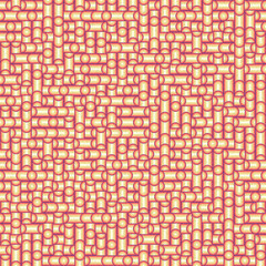 Abstract Geometric Pattern generative computational art illustration