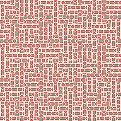 Abstract Geometric Pattern generative computational art illustration