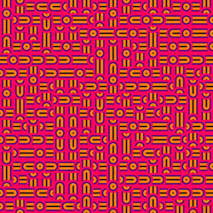 Abstract Geometric Pattern generative computational art illustration