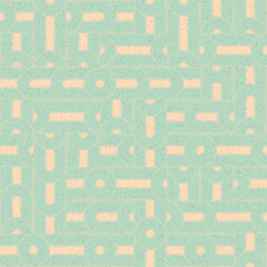 Abstract Geometric Pattern generative computational art illustration