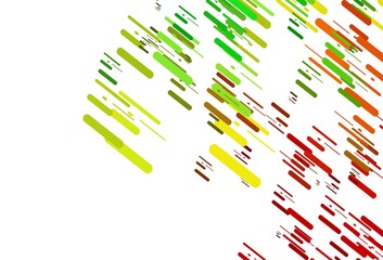 Light Green, Red vector layout with flat lines.