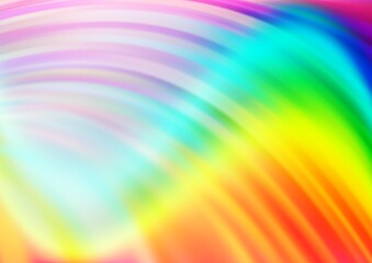 Light Multicolor, Rainbow vector background with bubble shapes. A completely new color illustration in marble style. The template for cell phone backgrounds.