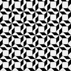 seamless background of black and white repeating patterns.
