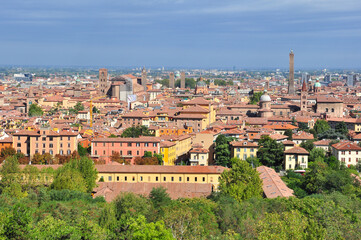 Fototapeta na wymiar Bologna City Overview, Italy