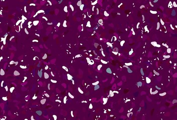 Fototapeta na wymiar Light purple vector background with abstract forms.