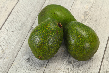 Ripe green dietary avocado - superfood