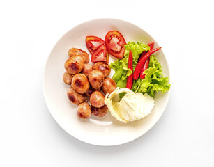 Thai sausage favorite street food