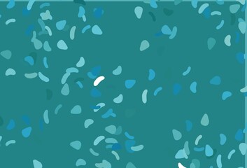 Light BLUE vector backdrop with abstract shapes.