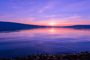 Sonnenuntergang am Bodensee (Insel Reichenau)