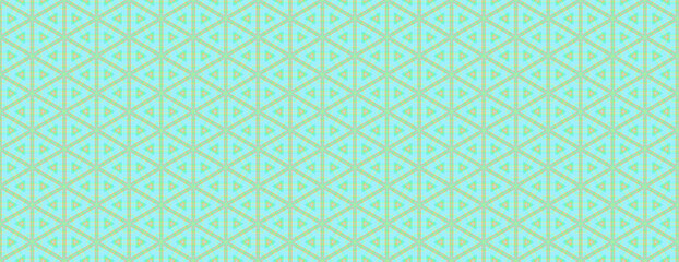 
abstract symmetrical background in green, turquoise and orange