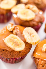 Baking banana bread
