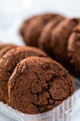 Double chocolate chip cookies