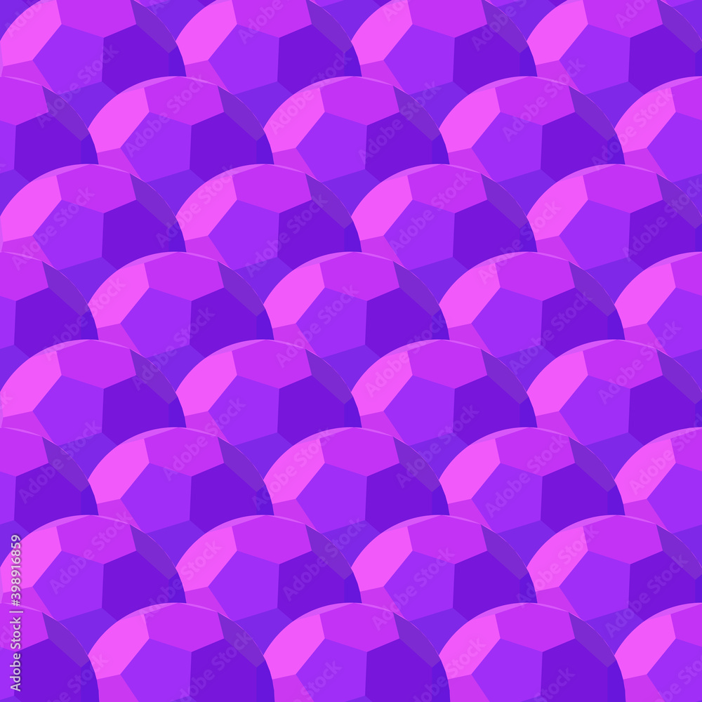 Poster vector hexagon pattern for futuristic design