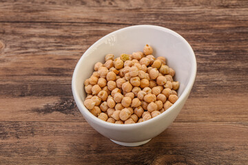 Vegan cuisine - Dry chickpea heap