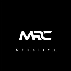 MRC Letter Initial Logo Design Template Vector Illustration