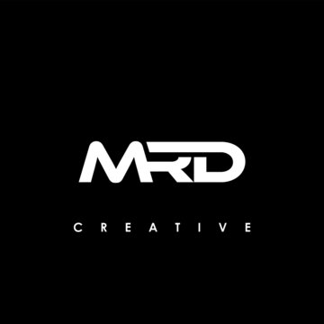 MRD Letter Initial Logo Design Template Vector Illustration