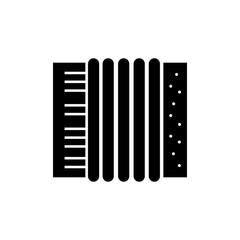 accordion icon element of music icon for mobile concept and web apps. Thin line accordion icon can be used for web and mobile. Premium icon on white background
