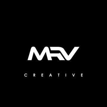 MRV Letter Initial Logo Design Template Vector Illustration