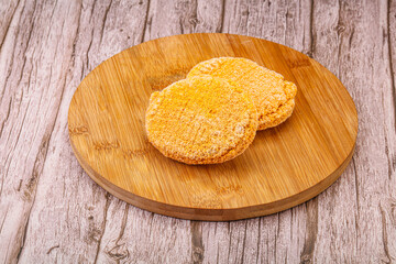 Raw chicken cutlet for roast