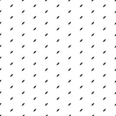 Square seamless background pattern from black compass symbols. The pattern is evenly filled. Vector illustration on white background