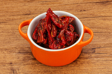 Dried tomato with olive oil