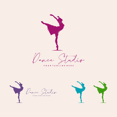 Logo for a ballet or dance studio © Aurorae Art