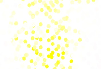 Light Green, Yellow vector pattern with random forms.