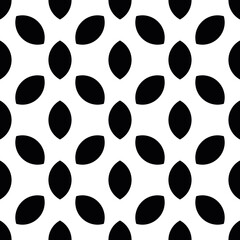 Abstract seamless pattern ol lentil shapes