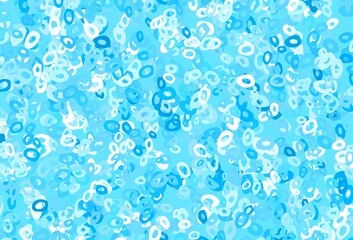 Light Green, Red vector template with circles.