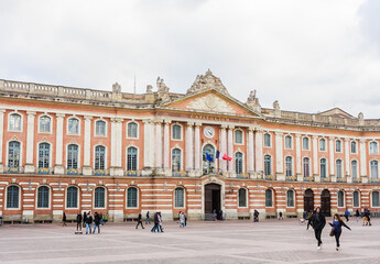 Obraz premium Capitolium on Place du Capitole, Toulouse, France.